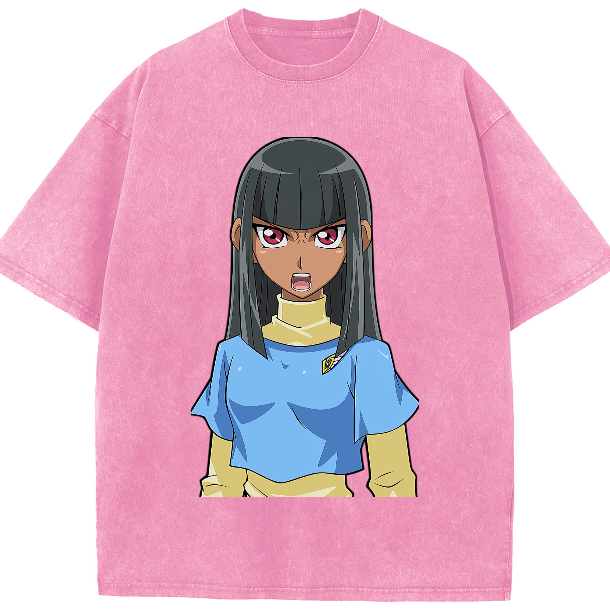 （画像用） 遊☆戯☆王 Yu-Gi-Oh! 綿100% ヴィンテージ風 半袖Tシャツ（フロントプリント）
